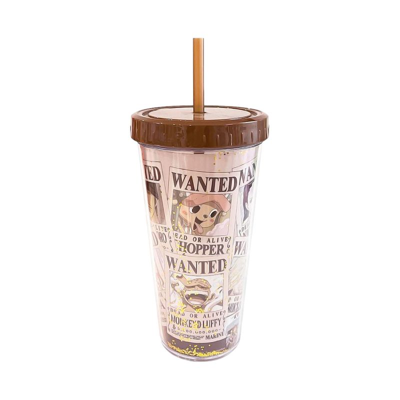 Vaso-de-pl-stico-de-doble-pared-con-sorbete-de-one-piece-classic-collection-420-ml-marr-n-One-Piece-1-23361