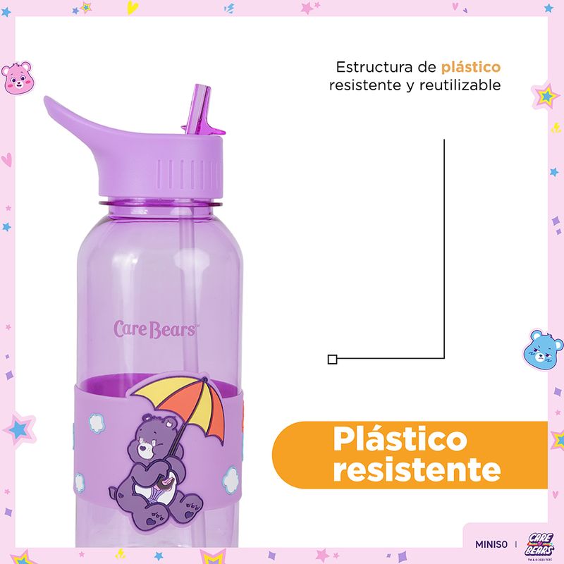 Vaso-de-pl-stico-con-sorbete-y-funda-1000ml-p-rpura-serie-care-bears-Care-Bears-7-23636