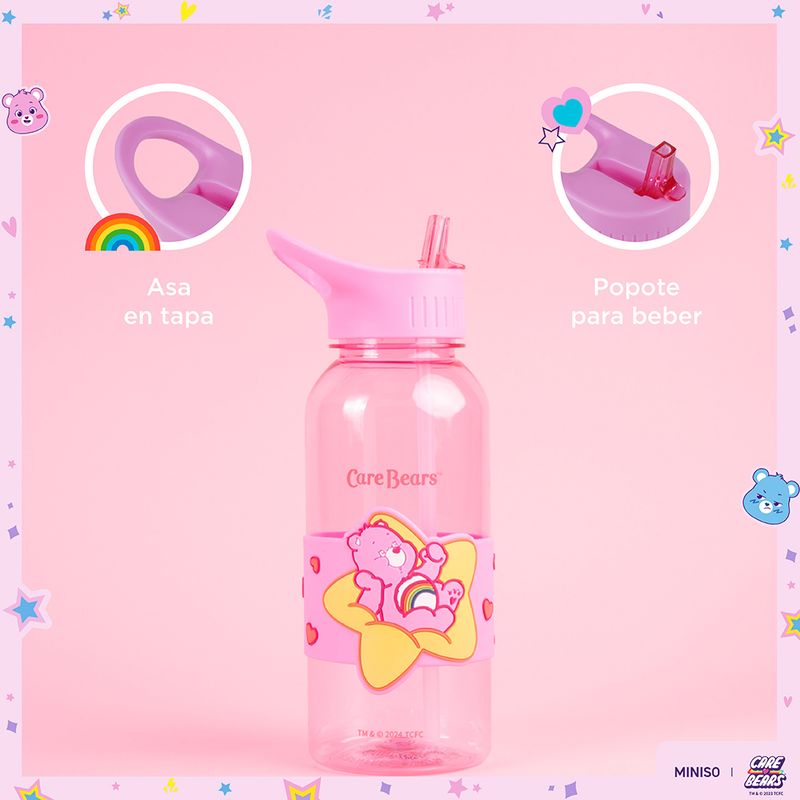 Vaso-de-pl-stico-con-sorbete-y-funda-1000ml-rosa-serie-care-bears-Care-Bears-6-23637