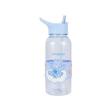 Vaso de plástico con sorbete y funda 1000ml azul serie care bears -  Care Bears