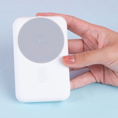 Power bank magnética 5000mah mod h19d blanco miniso -  Miniso