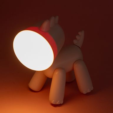 Luz nocturna recargable dinosaurio mod sckl 0529 rosa -  Miniso