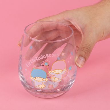 Vaso de vidrio con personajes de sanrio 360 ml little twin stars -  Sanrio