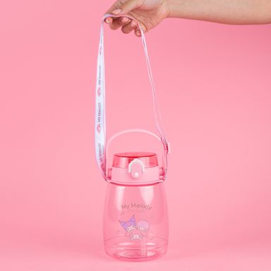 Botella de plástico con correa 1300ml mymelody serie sanrio rosa -  Sanrio