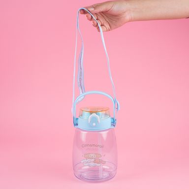 Tomatodo de plástico con correa 1300ml cinnamoroll serie sanrio azul -  Sanrio