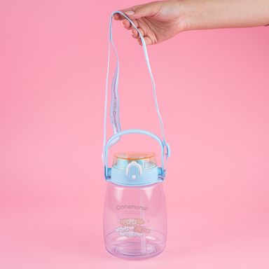 Botella de plástico con correa 1300ml cinnamoroll serie sanrio azul -  Sanrio