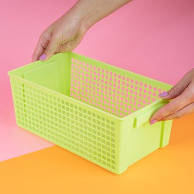 Organizador de plástico m lima 28*16.5*11.5cm -  Miniso