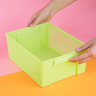 Organizador de plástico l lima 28*21.5*11.5cm -  Miniso