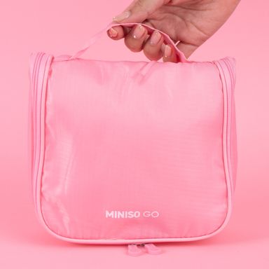 Neceser de viaje neceser minigo 4.0 con gancho rosa -  Miniso