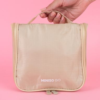 Neceser de viaje neceser minigo 4.0 con gancho caqui -  Miniso