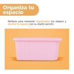 Organizador-de-pl-stico-cesta-de-almacenamiento-apilable-mori-girl-s-rosa-Miniso-4-23602