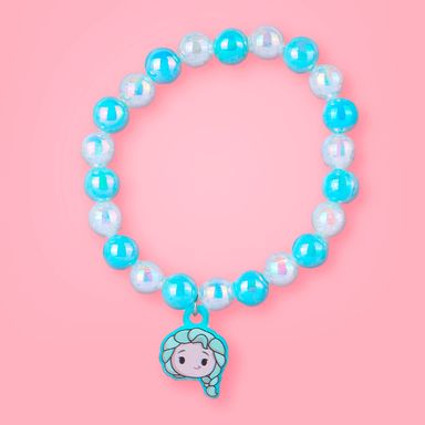 Set de pulseras disney frozen perlitas con dije 3pzas -  Frozen