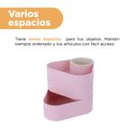 Organizador-de-pl-stico-giratorio-de-3-compartimentos-color-rosa-serie-miniso-Miniso-5-23700