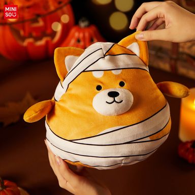 Peluche halloween 26 cm de doble cara shiba inu calabaza serie mini family -  Mini Family