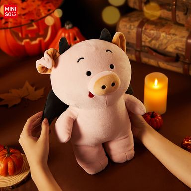 Peluche halloween 36 cm noche espeluznante cerdo serie mini family -  Mini Family