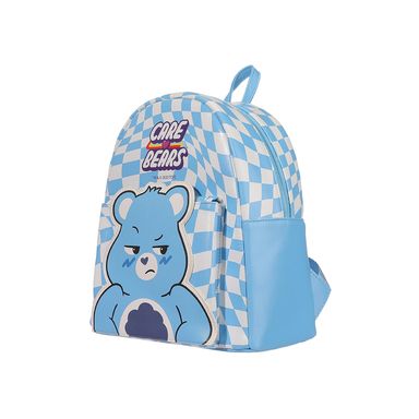 Mochila de moda colección care bears cuadros blanco y azul -  Care Bears