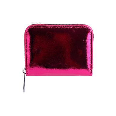 Monedero miniso serie shiny metalizado rosa -  Miniso