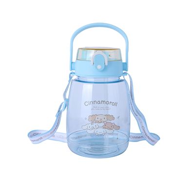 Botella de plástico con correa 1300ml cinnamoroll serie sanrio azul -  Sanrio