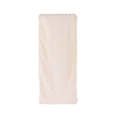 Toalla de baño de microfibra 75cm x 35cm cuadros beige -  Miniso