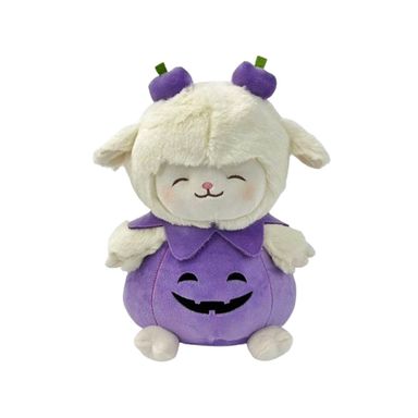 Peluche halloween 26 cm lamb baa calabaza morada serie mini family -  Mini Family