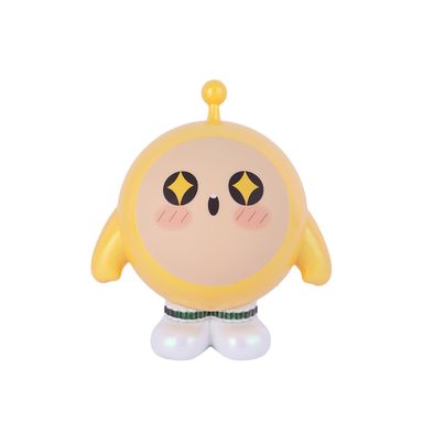 Set para jugar alcancía figura 01 amarillo serie egg party -  Egg Party