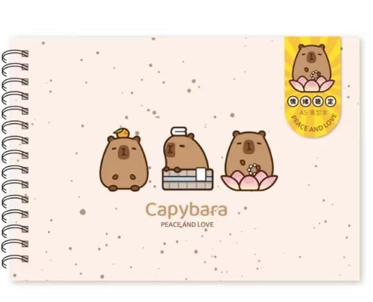 Stickers-libro-reutilizable-40-hojas-A-serie-capibara-Capibara-1-21548