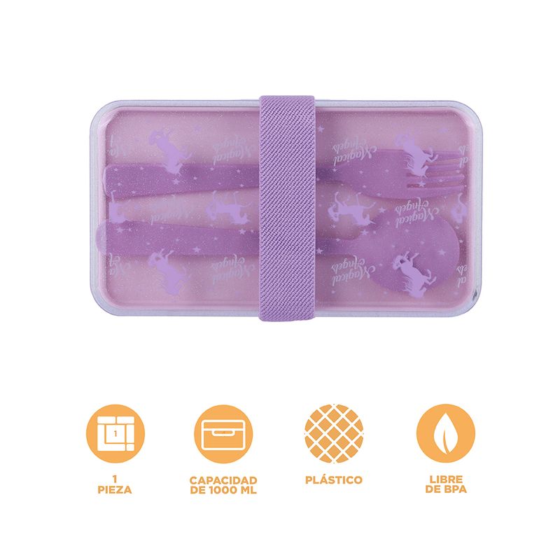 Taper-para-alimentos-de-doble-capa-fantasy-unicorn-1000-ml-rosa-Miniso-4-21241