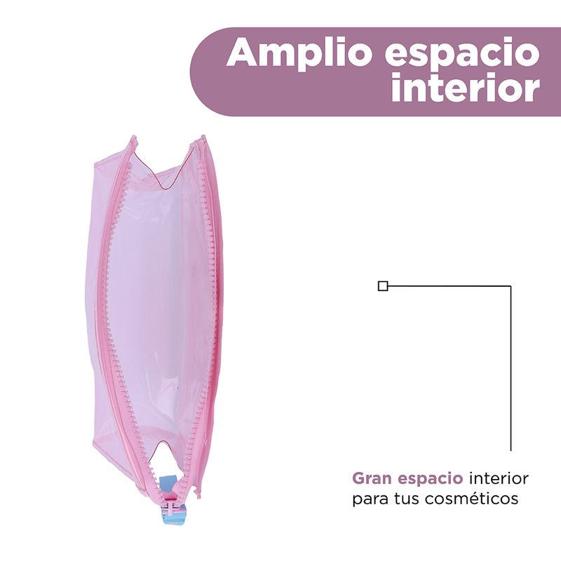 Cosmetiquera-miniso-serie-clear-plastic-triangular-rosa-Miniso-5-23170