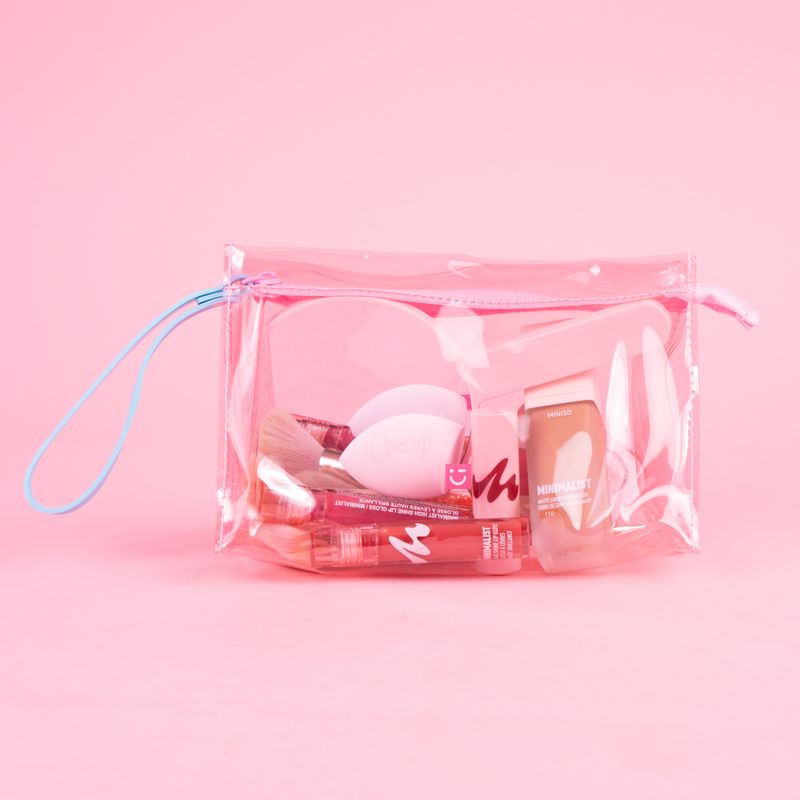 Cosmetiquera-miniso-serie-clear-plastic-triangular-rosa-Miniso-7-23170