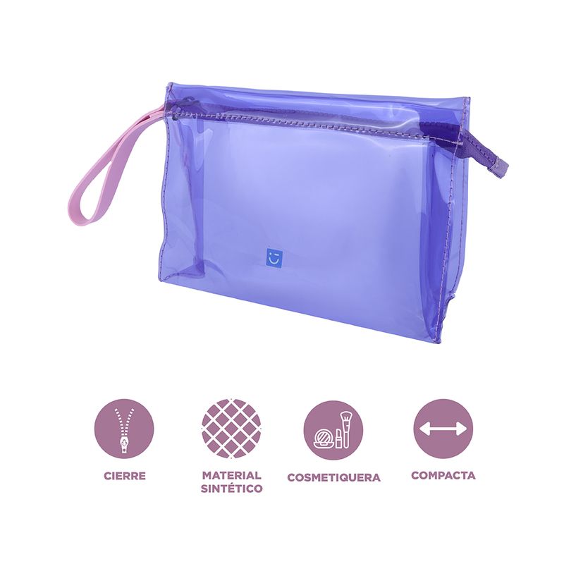 Cosmetiquera-miniso-serie-clear-plastic-triangular-morado-Miniso-4-23172
