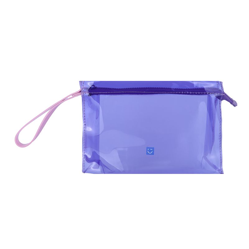 Cosmetiquera-miniso-serie-clear-plastic-triangular-morado-Miniso-1-23172