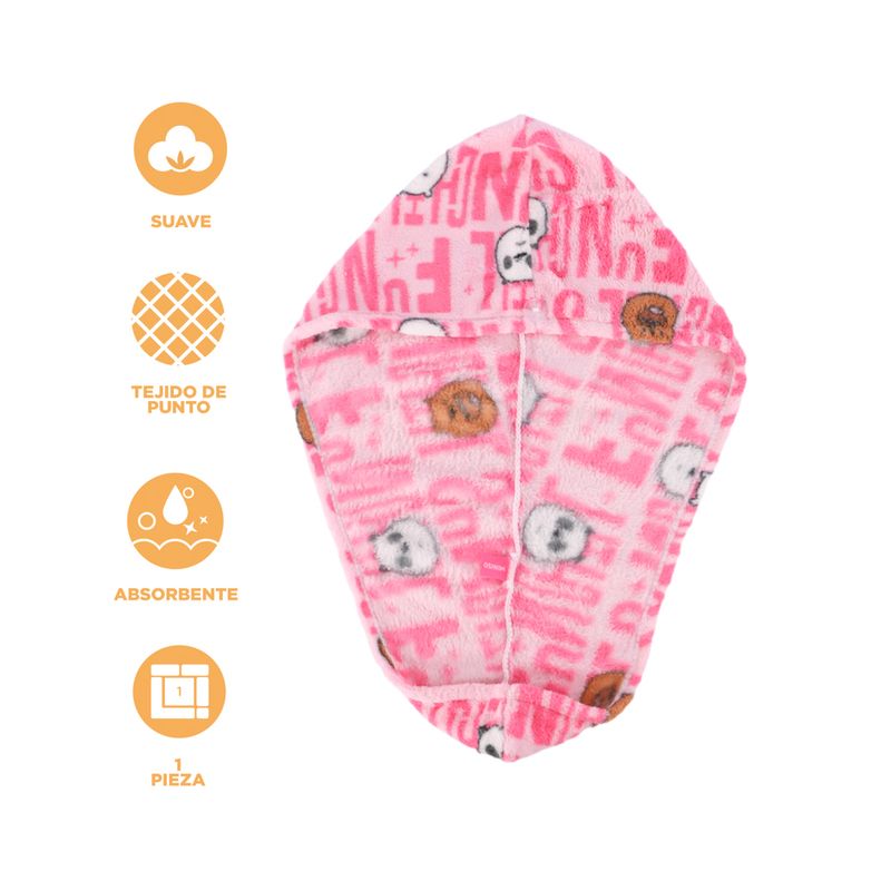 Toalla-para-cabello-colecci-n-wbb-serie-seaside-music-festival-rosa-We-Bare-Bears-4-23326