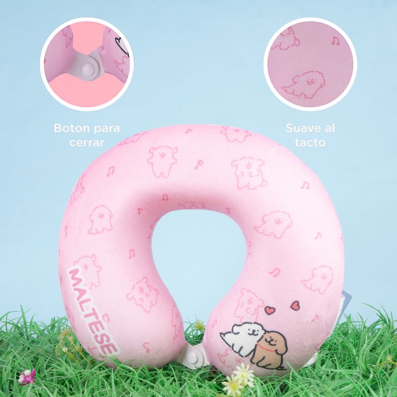 Almohada-de-viaje-de-espuma-viscoel-stica-rosa-serie-maltese-Maltese-6-23482