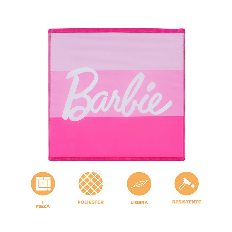 Cubo-de-almacenamiento-de-tela-barbie-collection-rosa-Barbie-3-17277
