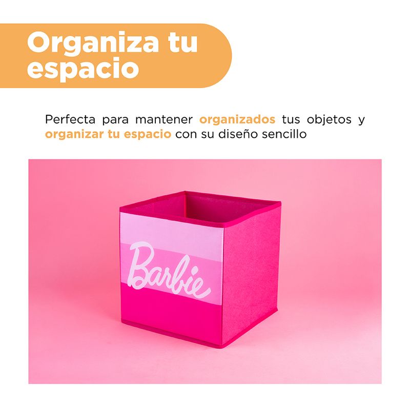 Cubo-de-almacenamiento-de-tela-barbie-collection-rosa-Barbie-4-17277