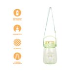 Botella-de-pl-stico-con-correa-1300ml-pochacco-serie-sanrio-verde-Sanrio-4-23930