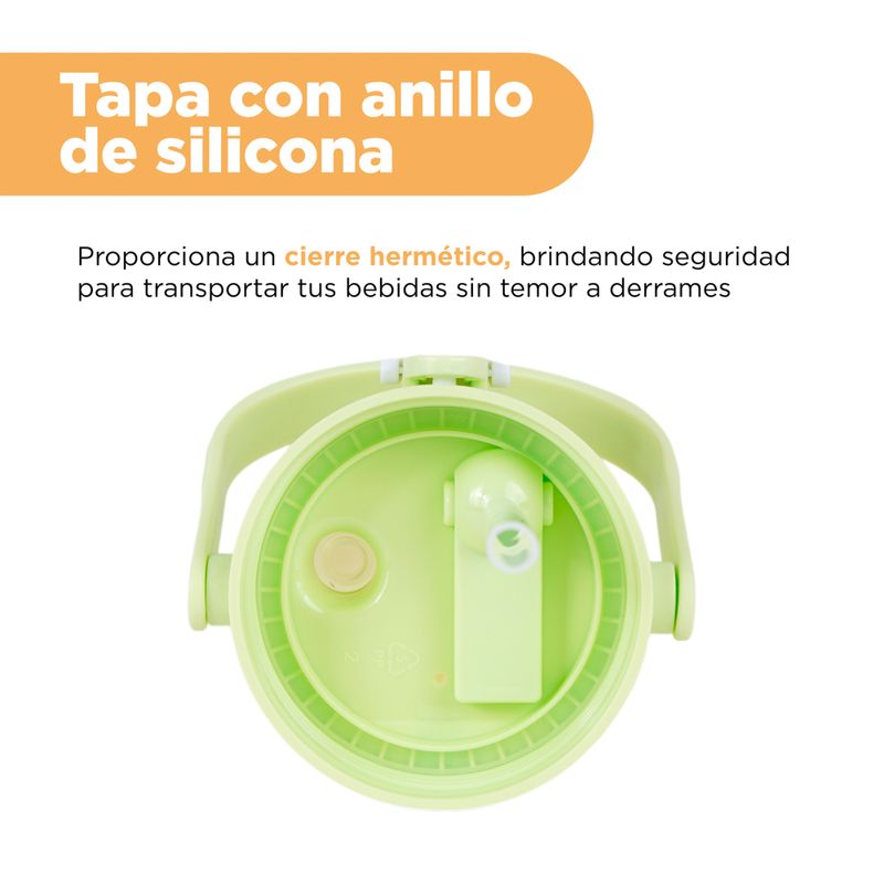Botella-de-pl-stico-con-correa-1300ml-pochacco-serie-sanrio-verde-Sanrio-5-23930