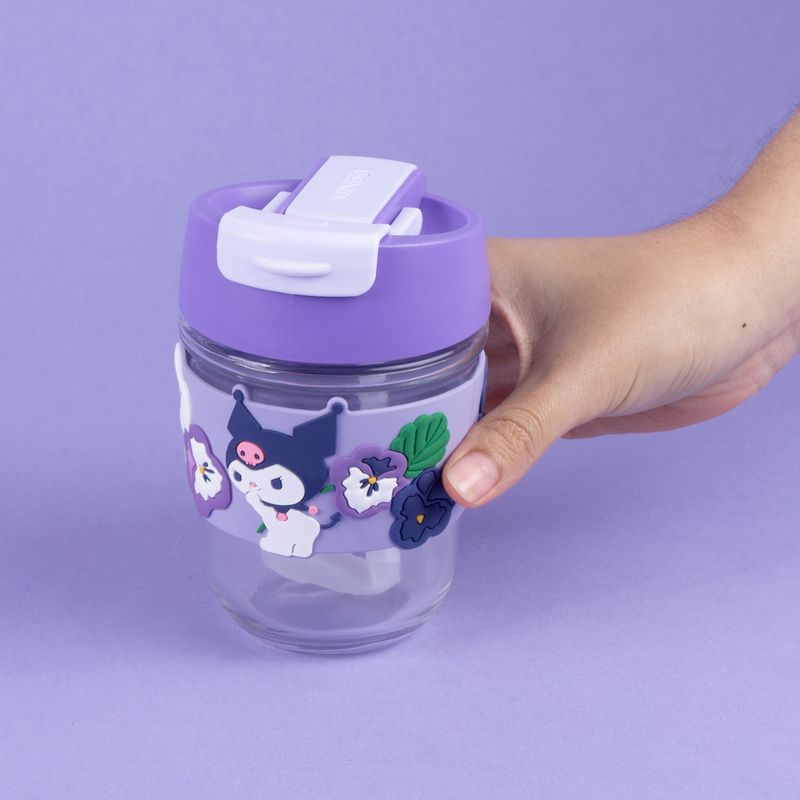 Vaso-de-vidrio-con-personajes-de-sanrio-350-ml-kuromi-Sanrio-2-24101