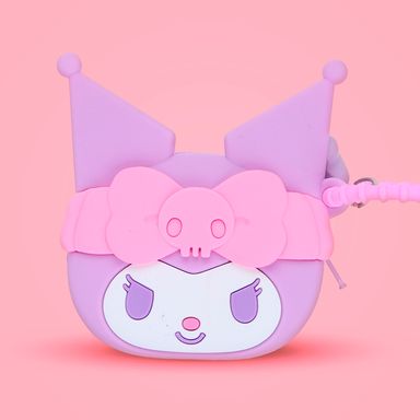 Estuche protector de silicon para audífonos kuromi body wash series -  Sanrio