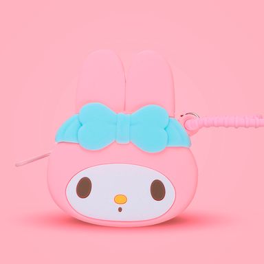 Estuche protector de silicon para audífonos my melody body wash series -  Sanrio