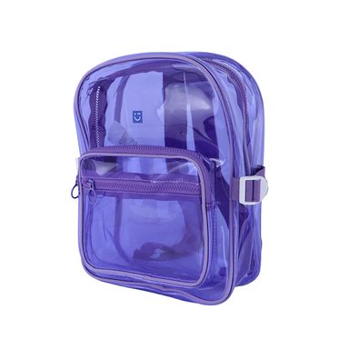 Mochila de moda miniso serie clear plastic morado -  Miniso