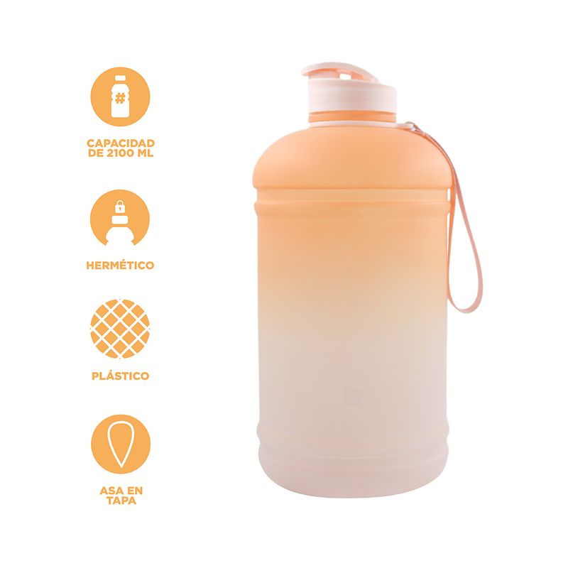 Tomatodo-de-pl-stico-degradado-2100-ml-naranja-y-blanco-Disney-4-23415