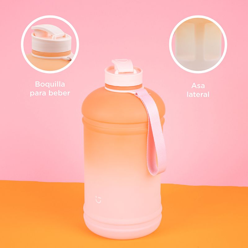 Tomatodo-de-pl-stico-degradado-2100-ml-naranja-y-blanco-Disney-6-23415