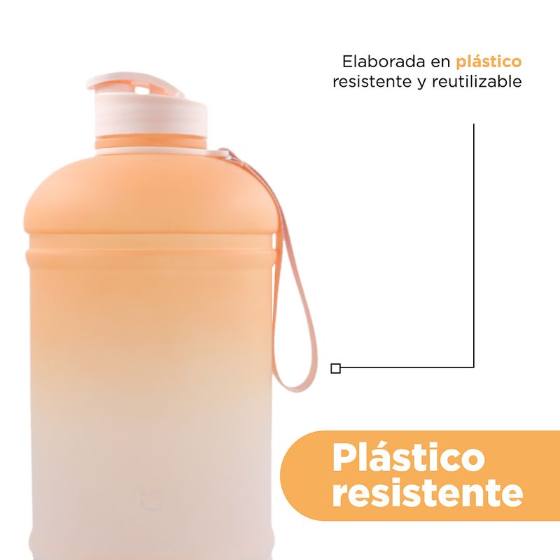 Tomatodo-de-pl-stico-degradado-2100-ml-naranja-y-blanco-Disney-7-23415