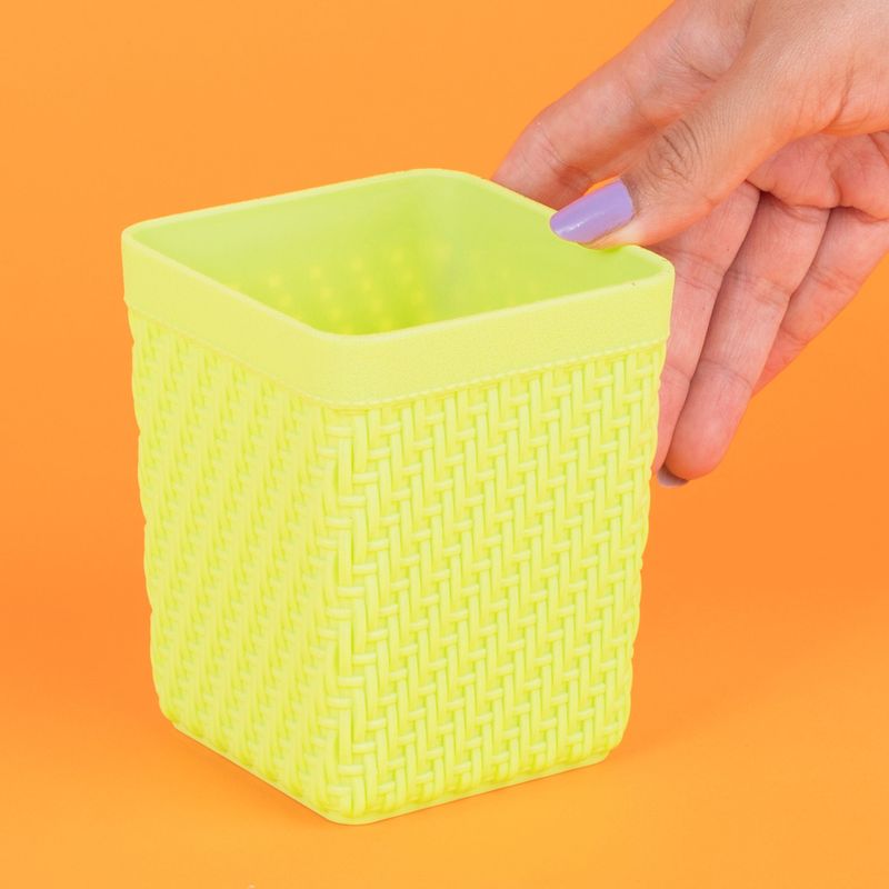 Organizador-de-pl-stico-portalapices-con-correas-de-imitaci-n-de-ratan-verde-8-6-0-0cm-Miniso-2-23960