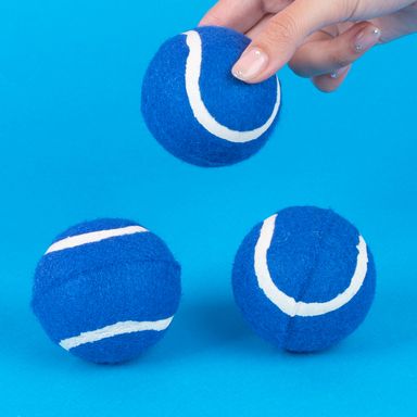 Pelota 6cm x 3pcs azul serie macaron 2.0 -  Miniso
