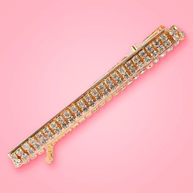 Set de broches para cabello miniso serie metal strass y colgantes 3 pzas. -  Miniso