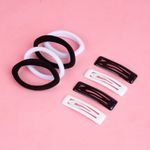 Set-de-accesorios-para-cabello-miniso-serie-neutral-ligas-y-pasadores-blanco-y-negro-Miniso-4-24172