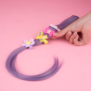 Set de broches para cabello miniso serie flower figura silicon 4 pzas. -  Miniso
