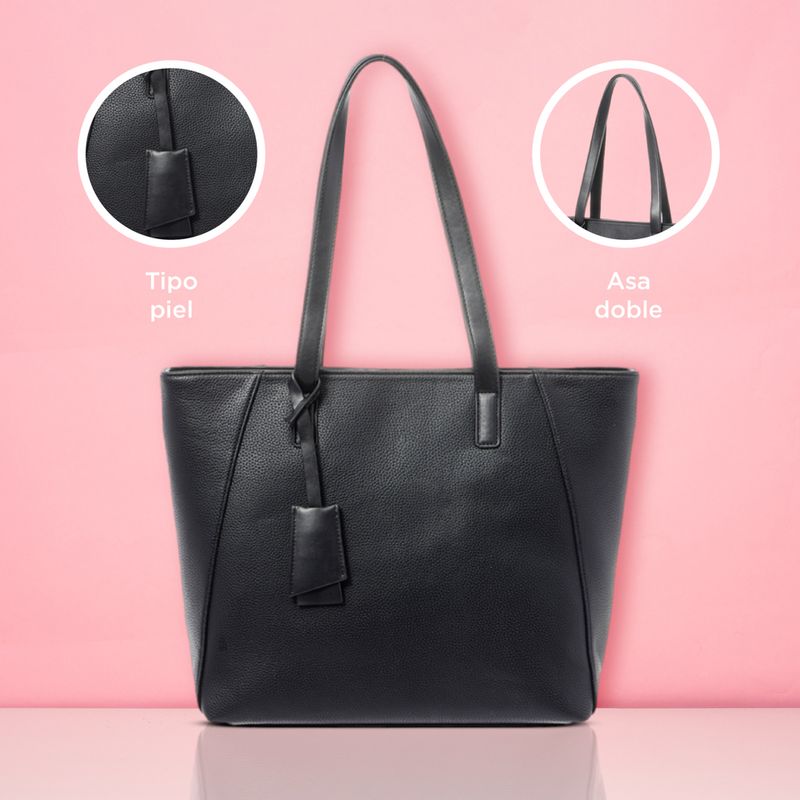 Bolso-tote-clasico-miniso-tipo-piel-texturizado-negro-Miniso-6-24178